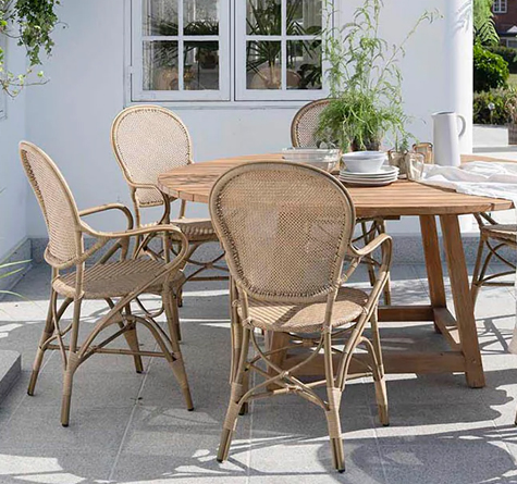 Looms Rattan Gartenmöbel Pforzheim - Rattan Stuhl Rossini outdoor