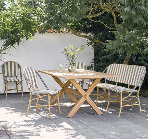 Looms Rattan Gartenmöbel Pforzheim - Rattan Stuhl Sofie outdoor