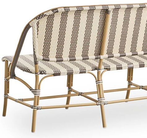 Looms Rattan Gartenmöbel Pforzheim - Rattan Bank Sofie outdoor