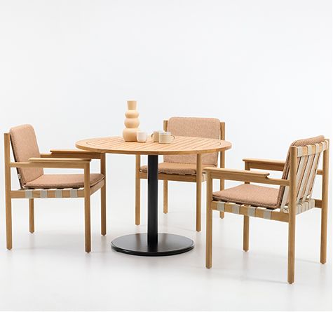Looms Teak Gartenmöbel Pforzheim - Teak Armstuhl Oda