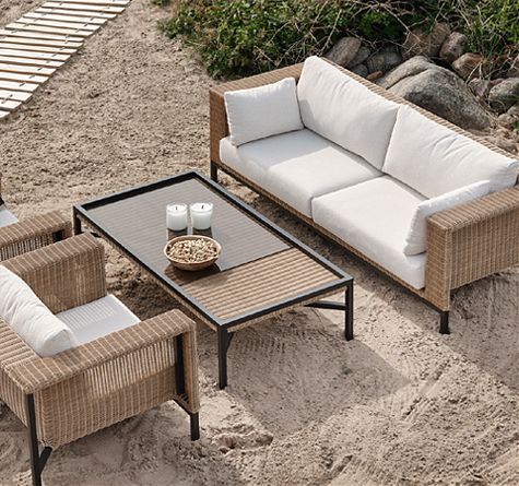 Looms Rattan Gartenmöbel Pforzheim - Rattan Lounge Shell