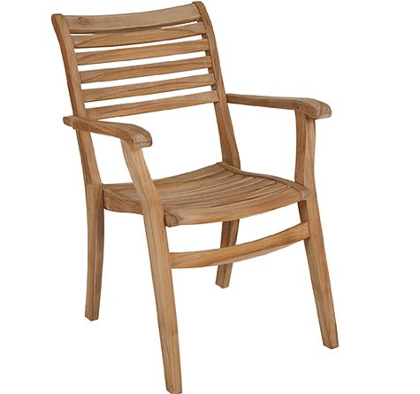 Looms Teak Gartenmöbel Pforzheim - Teak Gartenstuhl Karlo