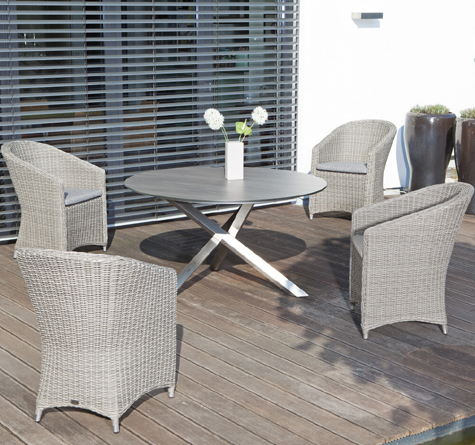 Looms Rattan Gartenmöbel Pforzheim - Rattan Sessel Solana