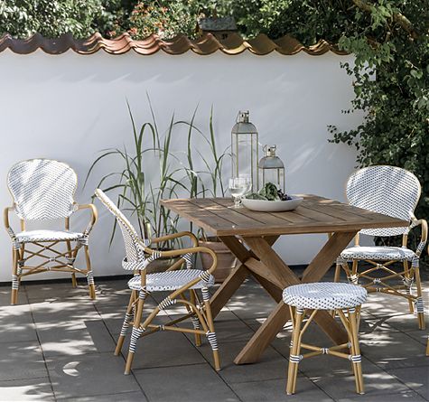 Looms Rattan Gartenmöbel Pforzheim - Rattan Stuhl Isabell exterior