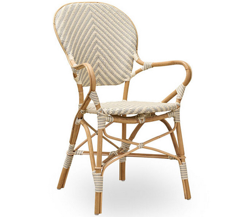 Looms Gastronomie Rattan Möbel Pforzheim - Rattan Stuhl Isabell chevron