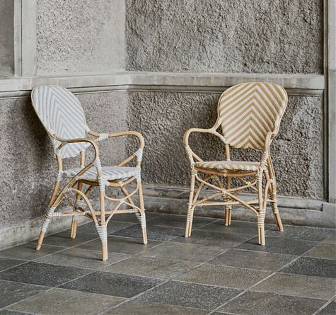 Looms Gastronomie Rattan Möbel Pforzheim - Rattan Stuhl Isabell chevron