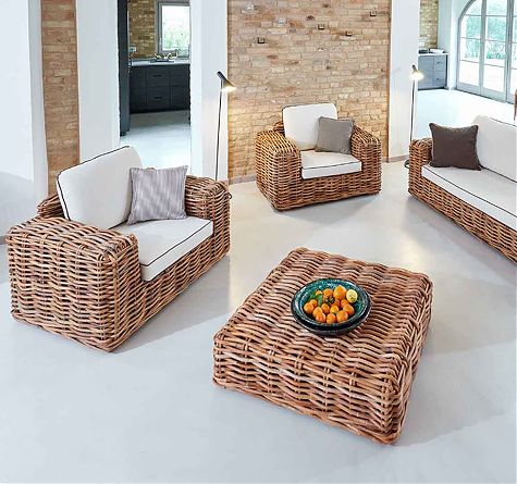 Looms Rattan Möbel Pforzheim - Rattan Sessel Savana