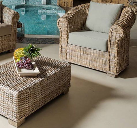 Looms Korbmöbel Pforzheim - Rattan Sessel Queen