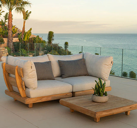 Looms Teak Gartenmöbel Pforzheim - Teak Lounge Sorrento