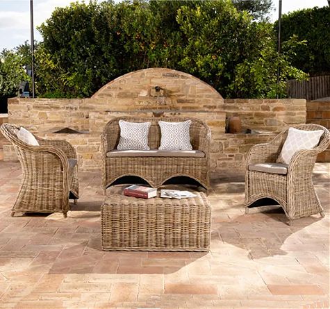 Looms Korbmöbel Pforzheim - Rattan Lounge Portland Set