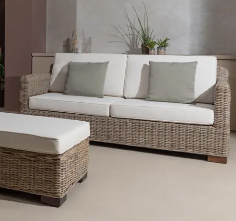Looms Rattan Möbel Pforzheim - Rattan Sofa Cayman