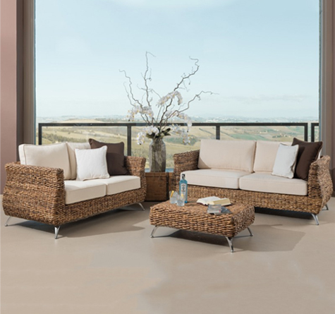 Looms Rattan Möbel Pforzheim - Korbsofa Tulipo