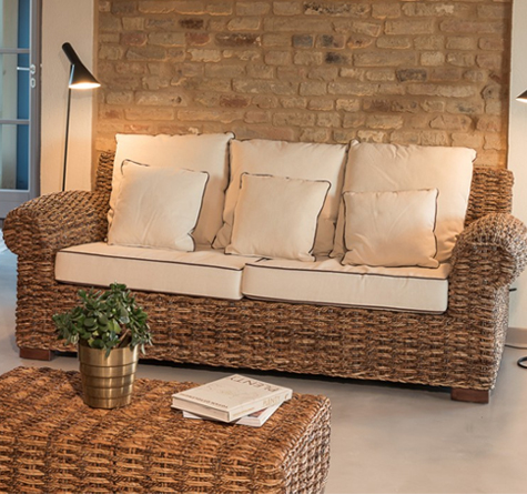 Looms Rattan Möbel Pforzheim - Korbsofa Ambassador