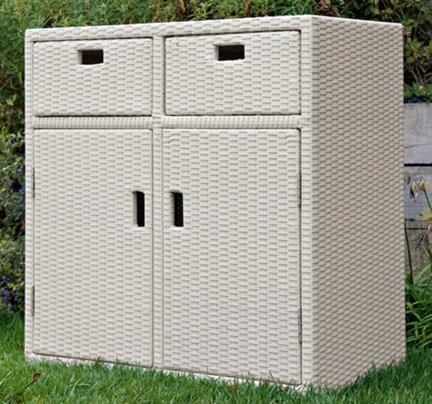 Looms Rattan Garten Möbel Pforzheim - Rattan Kommode outdoor