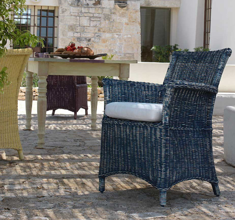 Looms Unopiu Möbel Pforzheim - Rattan Sessel Capri