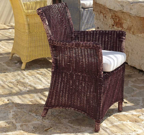 Looms Unopiu Möbel Pforzheim - Rattan Sessel Capri