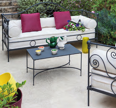 Looms Unopiu Gartenmöbel Pforzheim - Eisen Sofa Aurora