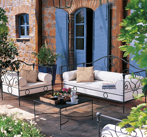 Looms Unopiu Gartenmöbel Pforzheim - Eisen Sofa Aurora