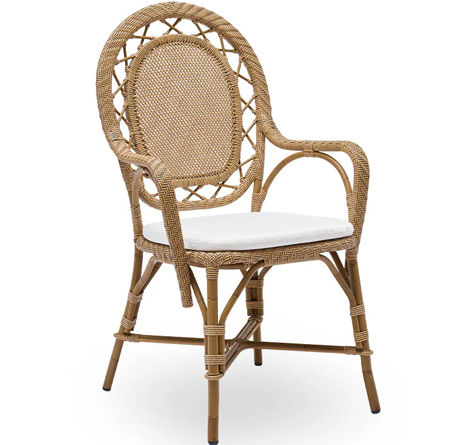 Looms Rattan Gartenmöbel Pforzheim - Rattan Stuhl Romantica outdoor