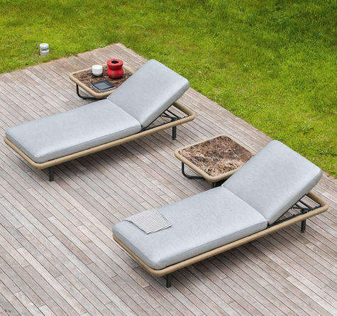 Looms Rope Gartenmöbel Pforzheim - Rope Sonnenliege Babylon