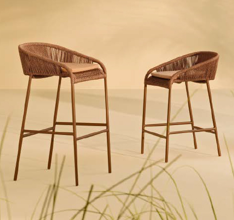 Looms Rattan Möbel Pforzheim - Rope Barstuhl Cricket