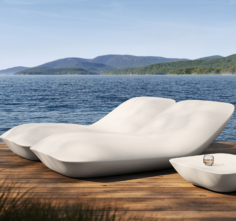 Looms - Rattan-Möbel Pforzheim - Sonnenliegen - Pillow