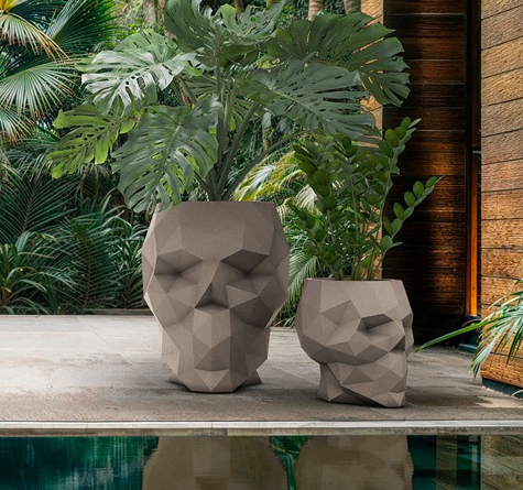 Looms Vondom Möbel Pforzheim - Skull Planter