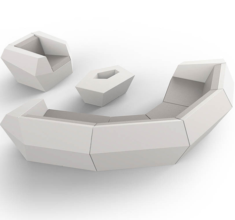 Looms Vondom Gartenmöbel Pforzheim - Lounge Sofa FAZ