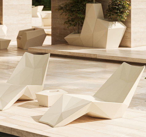 Looms Vondom Gartenmöbel Pforzheim - Sun-Lounger FAZ