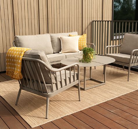 Looms Rattan Möbel Pforzheim - Aluminium Outdoormöbel Coleville