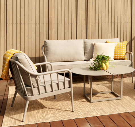 Looms Rattan Möbel Pforzheim - Aluminium Outdoormöbel Coleville