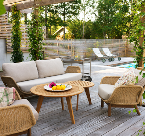 Looms Loom Gartenmöbel Pforzheim - Rattan Lounge Lily