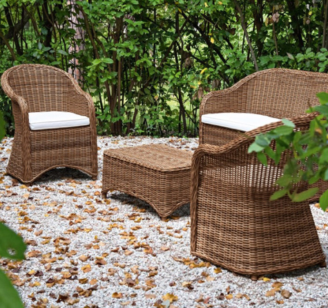 Looms Rattan Gartenmöbel Pforzheim - Rattan Sessel Charlie