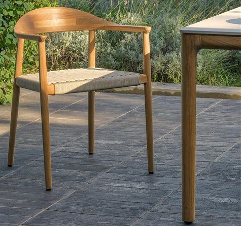Looms Teak Outdoormöbel Pforzheim - Teak Stuhl Fika