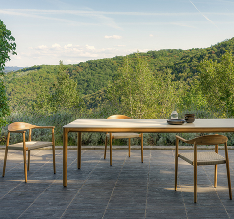 Looms Teak Outdoormöbel Pforzheim - Teak Stuhl Fika