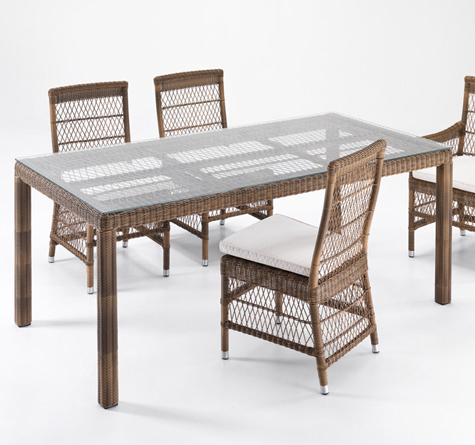 Looms Rattan Gartenmöbel Pforzheim - Rattan Camille Dining