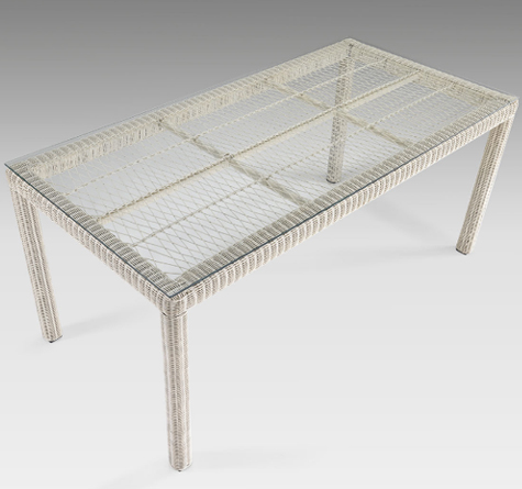 Looms Rattan Gartenmöbel Pforzheim - Rattan Esstisch Camille