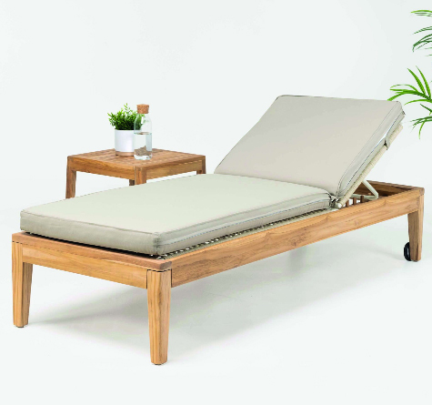 Looms Rope Gartenmöbel Pforzheim - Teak Sonnenliege Dakota