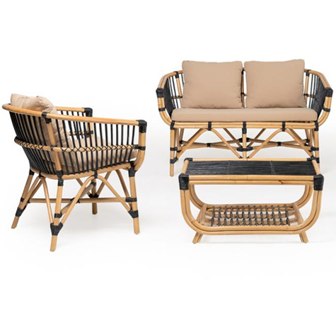 Looms Rattan Möbel Pforzheim - Rattan Gruppe Byron