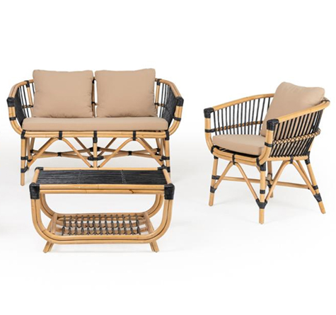 Looms Rattan Möbel Pforzheim - Rattan Gruppe Byron