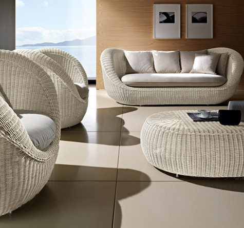 Looms Rattan Garten Möbel Pforzheim - Rattan Loungemöbel Movida