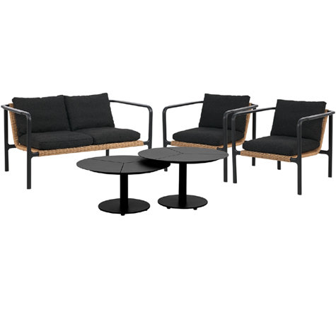 Looms Rattan Garten Möbel Pforzheim - Rattan Lounge Motty