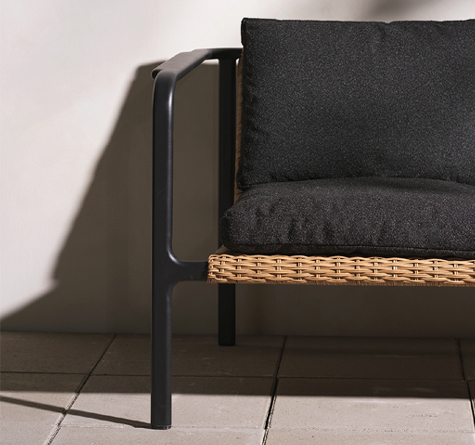 Looms Rattan Garten Möbel Pforzheim - Rattan Lounge Motty