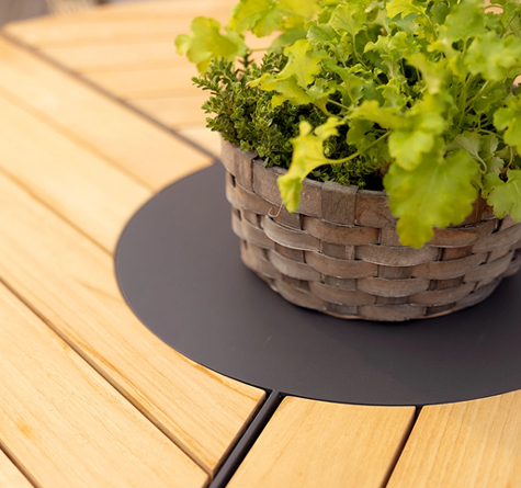 Looms Teakholz Gartenmöbel Pforzheim - Outdoor Teak Tisch Peace wood