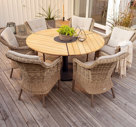 Looms Rattan Möbel Pforzheim - Korbsessel Lenora