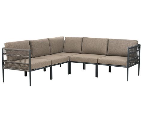 Looms Rattan Gartenmöbel Pforzheim - Rattan Ecksofa Reno
