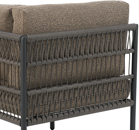 Looms Rattan Gartenmöbel Pforzheim - Rattan Ecksofa Reno