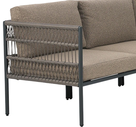 Looms Rattan Gartenmöbel Pforzheim - Rattan Ecksofa Reno