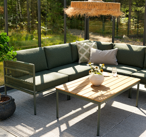 Looms Rope Gartenmöbel Pforzheim - Rope Ecksofa Reno