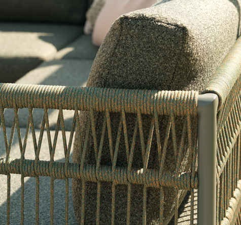 Looms Rope Gartenmöbel Pforzheim - Rope Ecksofa Reno